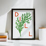 Dill Herb Print From An Original Painting, thumbnail 2 of 10