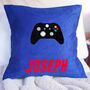 Game Controller Personalised Fleece Cushion, thumbnail 1 of 3