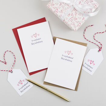 Valentines Gift Tag For Wife, Husband Or Fiance, 3 of 4