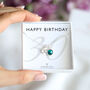 30th Birthday Birthstone Sterling Silver Necklace, thumbnail 1 of 9