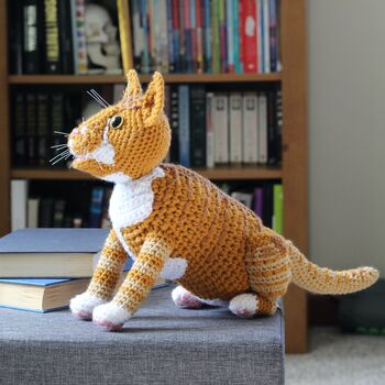 Personalised Crocheted Cuddly Toy Of Your Cat, 7 of 12