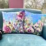 Blooming Marvellous Velvet Cushion, thumbnail 5 of 8