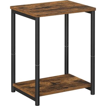 Side Table Bedside End Table With Storage Shelf, 7 of 8