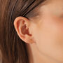 Crystal Oval Stud Earrings, thumbnail 1 of 3