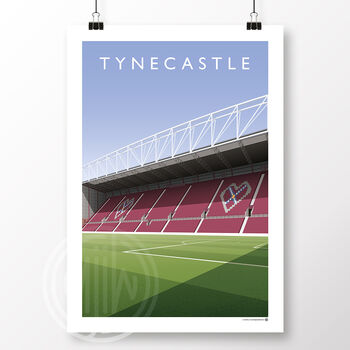Hearts Tynecastle The Wheatfield Stand Poster, 2 of 6