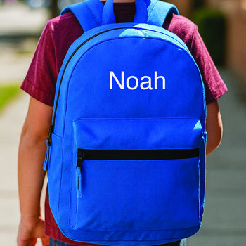 Personalised Embroidered Name 38cm Backpack, 5 of 6