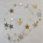 Star Garland Gold And Silver, thumbnail 3 of 4