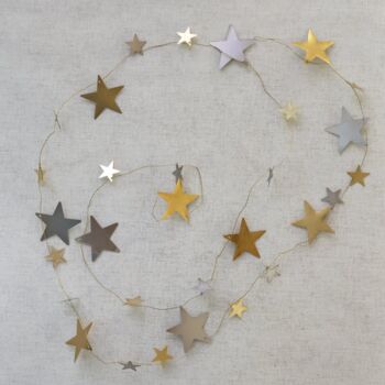 Star Garland Gold And Silver, 3 of 4