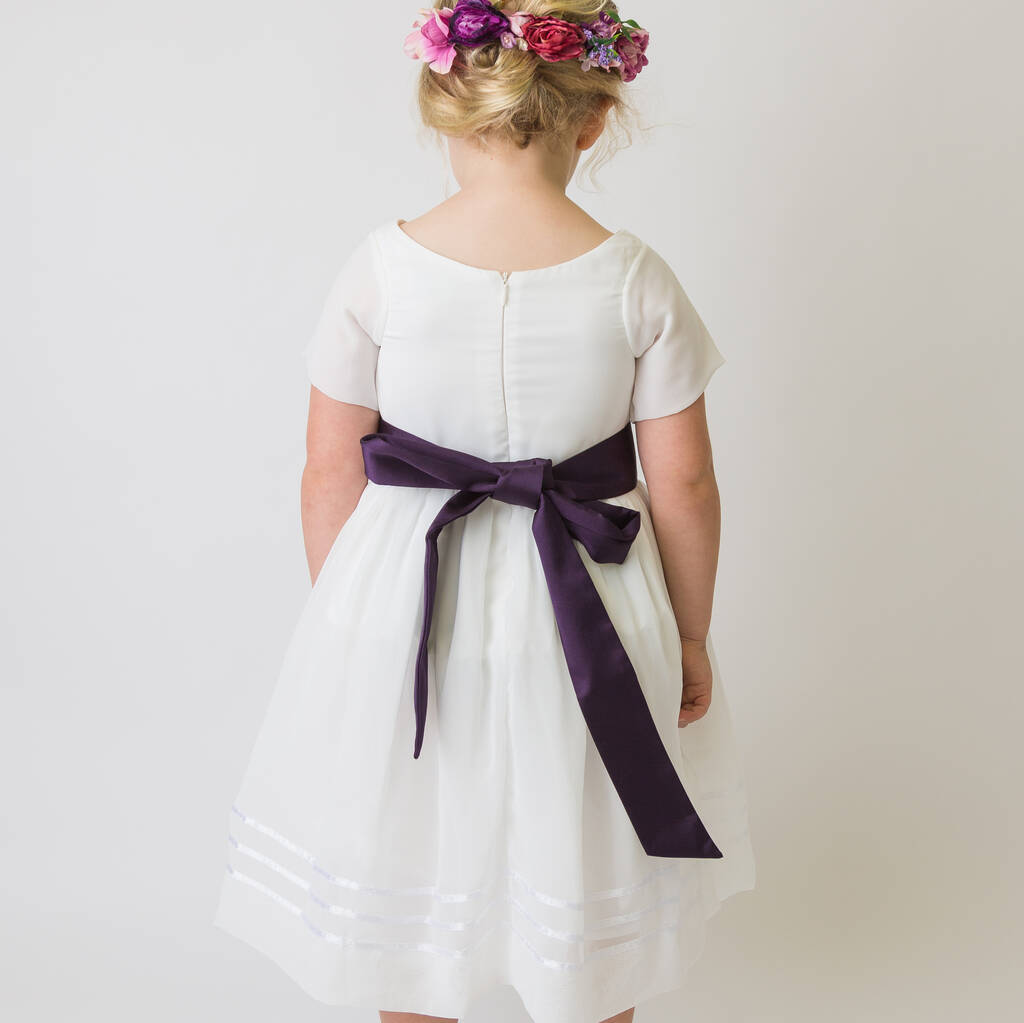 Short Sleeve Flower Girl Dresses