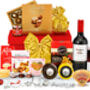 Connoisseur's Christmas Gift Box With Red Wine, thumbnail 1 of 4