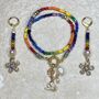 Rainbow Semi Precious Charm Necklace, thumbnail 2 of 8