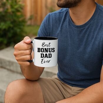 Best Bonus Dad Ever Slogan Mug, 6 of 6