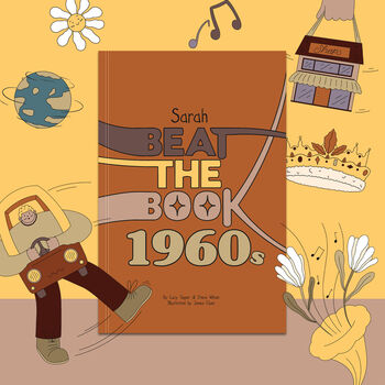 Personalised 'Beat The Book' 1960s Nostalgia Book, 2 of 7