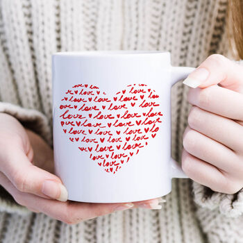 Valentine’s Day Heart Mug – Love Design Gift, 3 of 7