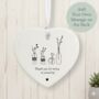 Personalised Thank You For Being Amazing Heart Keepsake Gift In Porcelain, thumbnail 1 of 4