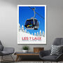 Les Seven Laux Ski Resort Poster, thumbnail 3 of 6