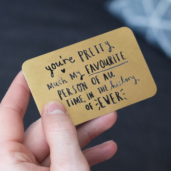 'You're Pretty Much My Favourite Person' Wallet Card, 2 of 10