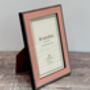 Natalini Pink With Outer Chequered Border Photo Frame, thumbnail 1 of 4