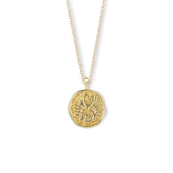 Libra Zodiac Coin Pendant Necklace, 2 of 5