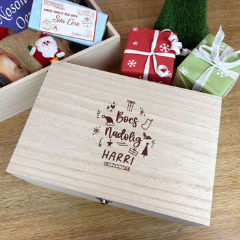 Personalised Welsh Christmas Eve Box, 3 of 3