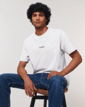 Custom Flag 100% Organic Cotton Men's T Shirt, 4 of 8