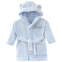 Personalised Blue Baby Dressing Gown With Ears, thumbnail 9 of 12