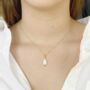 Raindrop Freshwater Pearl Necklace, thumbnail 5 of 10