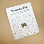 Modesty Bow Pin, Bow Shaped Modesty Pin, Bow Little Brooch, thumbnail 4 of 6