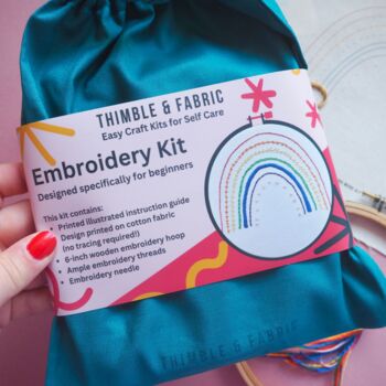 Embroidery Kit Rainbow, 4 of 5