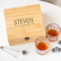 Personalised Wedding Groomsmen Name Whisky Glass Set, thumbnail 1 of 3