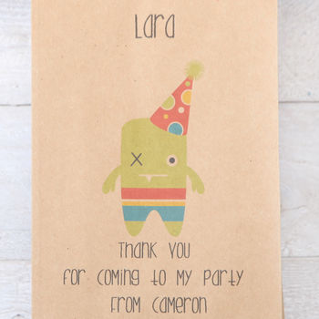 Personalised Mini Monsters Party Bag, 5 of 7