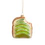 Avocado Toast Shaped Bauble, thumbnail 1 of 2