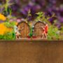 Fairy Door Garden Ornaments Mini 2pc Set Outdoor Pixies, thumbnail 10 of 12