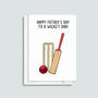 Funny Cricket Father's Day Card, thumbnail 2 of 3