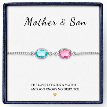 Personalised Create Your Own Family Oval Birthstones Bracelet, 10 of 12