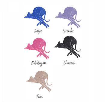 Sleep Stretch Sighthound Print, 3 of 4