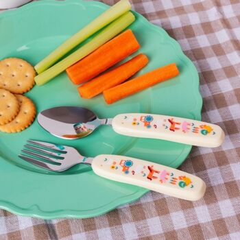 Personalised Child's Farm Cutlery Set, 2 of 5