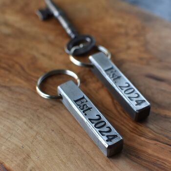 Iron '2024' Christmas Keyring, 2 of 8