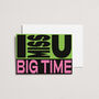 'Miss U' Sending Love Card, thumbnail 2 of 3