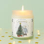 The Night Before Christmas Candle Scented Candle • White Jar Candle • Little Bear Co • Festive Gift, thumbnail 1 of 2