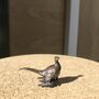 Miniature Bronze Pheasant Sculpture 8th Anniversary, thumbnail 6 of 11