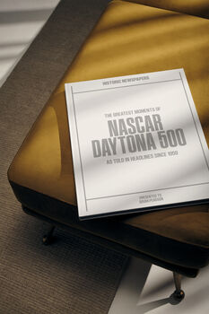 Nascar Daytona 500 Personalised Us Sports Gift Newspaper Book, 7 of 10