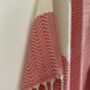 Zigzag Design Coral Soft Sofa Throw, thumbnail 8 of 9