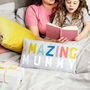 Personalised Amazing Mummy Cushion, thumbnail 1 of 2