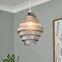 Fluted Ribbed Glass Lampshade, thumbnail 6 of 6