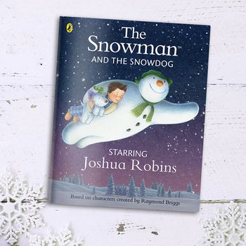 The Snowman™ And The Snowdog Personalised Book, 3 of 10