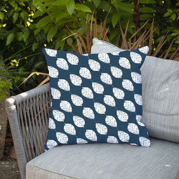 Beech Leaf Outdoor Cushion For Garden Furniture, 5 of 8