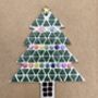 Child's Personalised Christmas Tree Mosaic Craft Kit, thumbnail 2 of 3