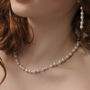 Swarovski Crystal Pearl Diamante Long Wedding Earrings: Jewellery Set Available, thumbnail 4 of 6