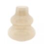 Skrzyszow Glass Vase Small Beige, thumbnail 1 of 3